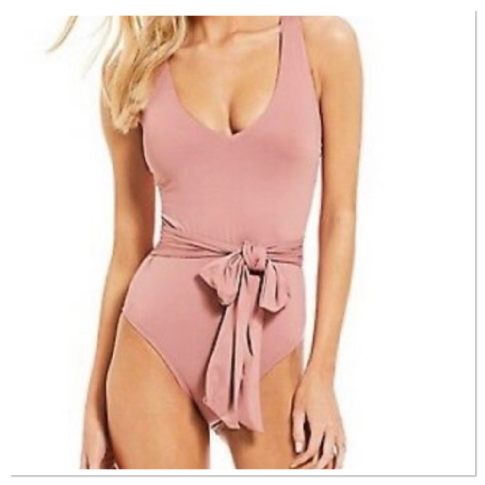 Antonio Melani One Piece Swimsuit Mauve Size 14
